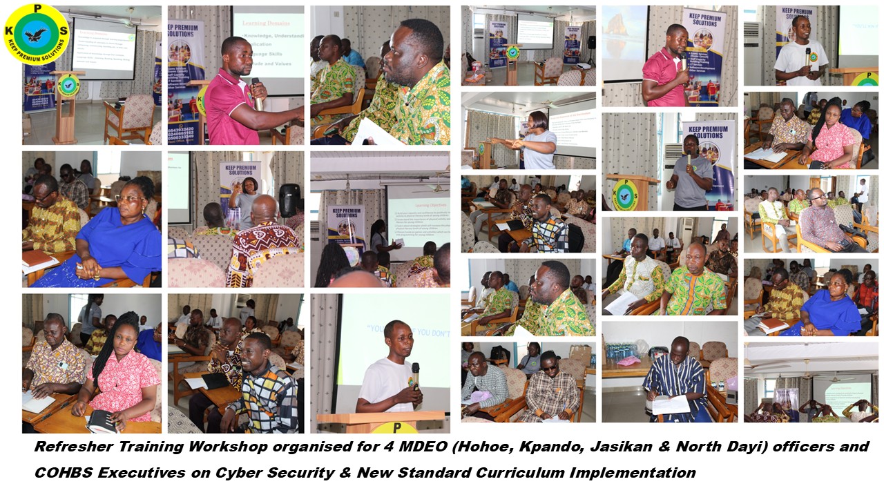 Refresher Training for 4 MDEO officers & COHBS Executives: Cyber Security & New Standard Curriculum